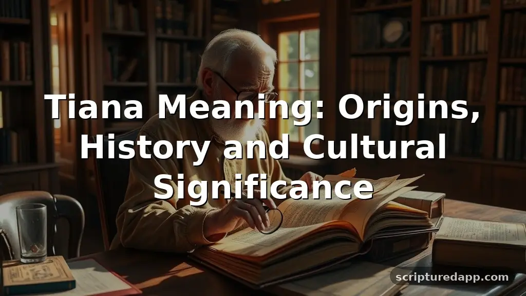 tiana meaning