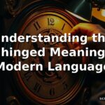 Unhinged Meaning in Modern Language