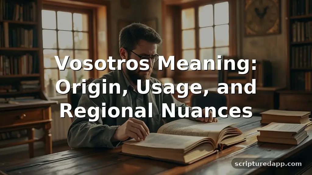 vosotros meaning
