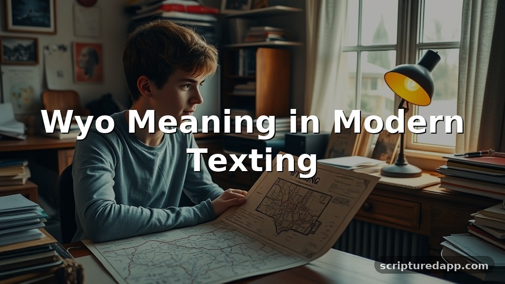 Wyo Meaning in Modern Texting