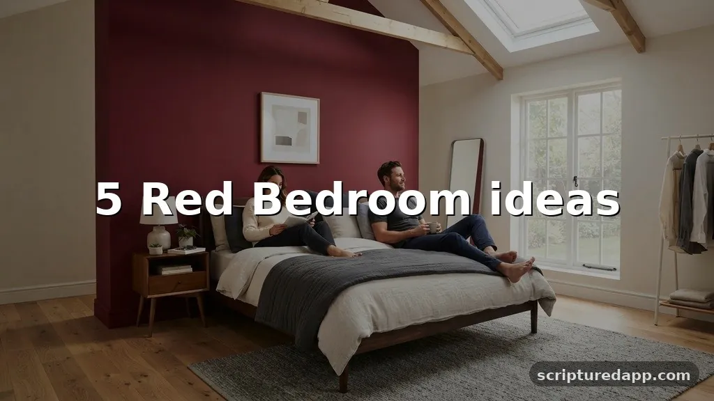 5 Red Bedroom ideas