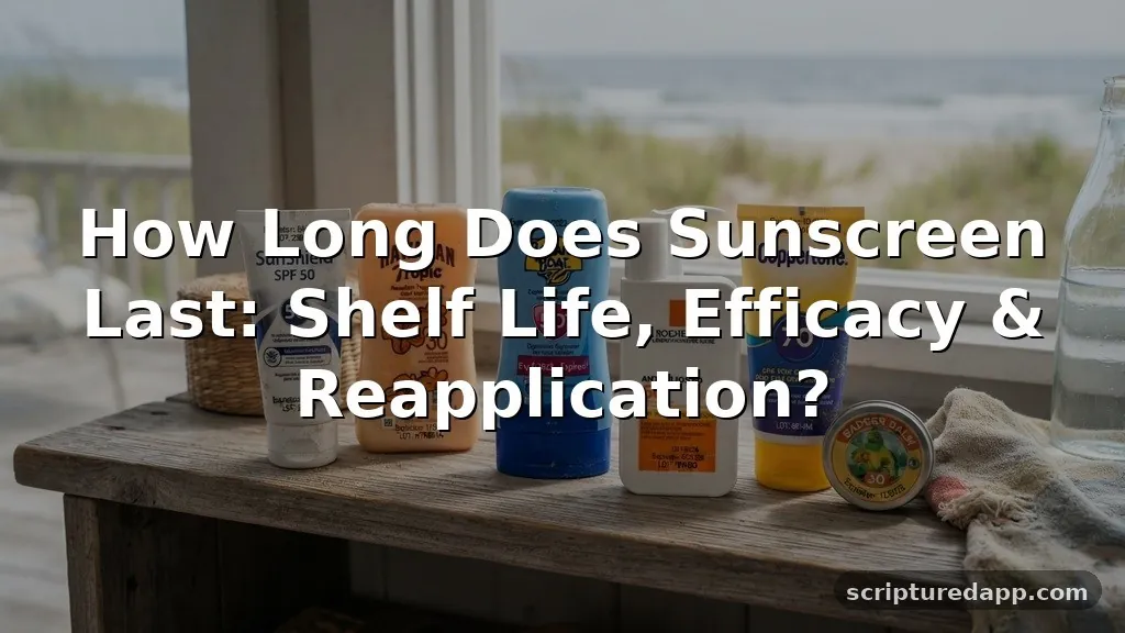 how long does sunscreen last