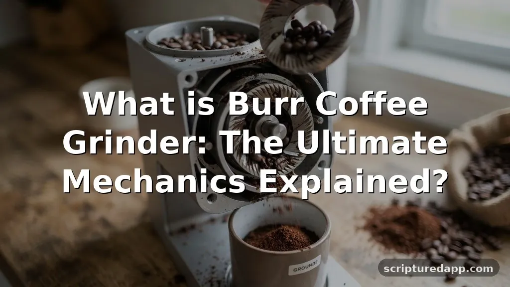 what is burr coffee grinder