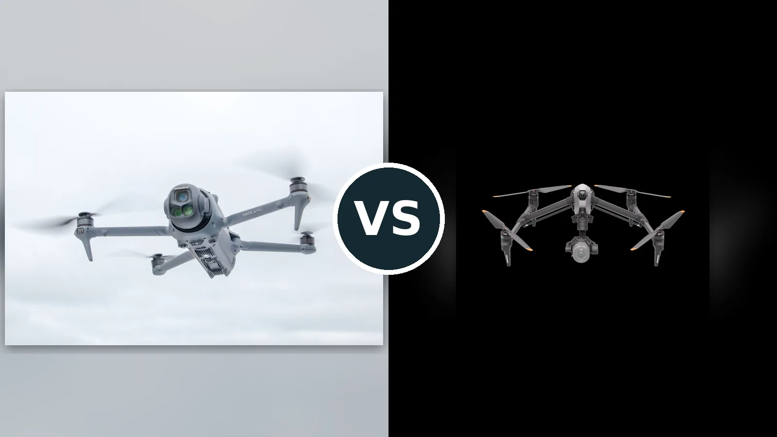 Mavic 4 Pro vs Inspire 3: 100MP Flagship or Full-Frame Cinema Drone?